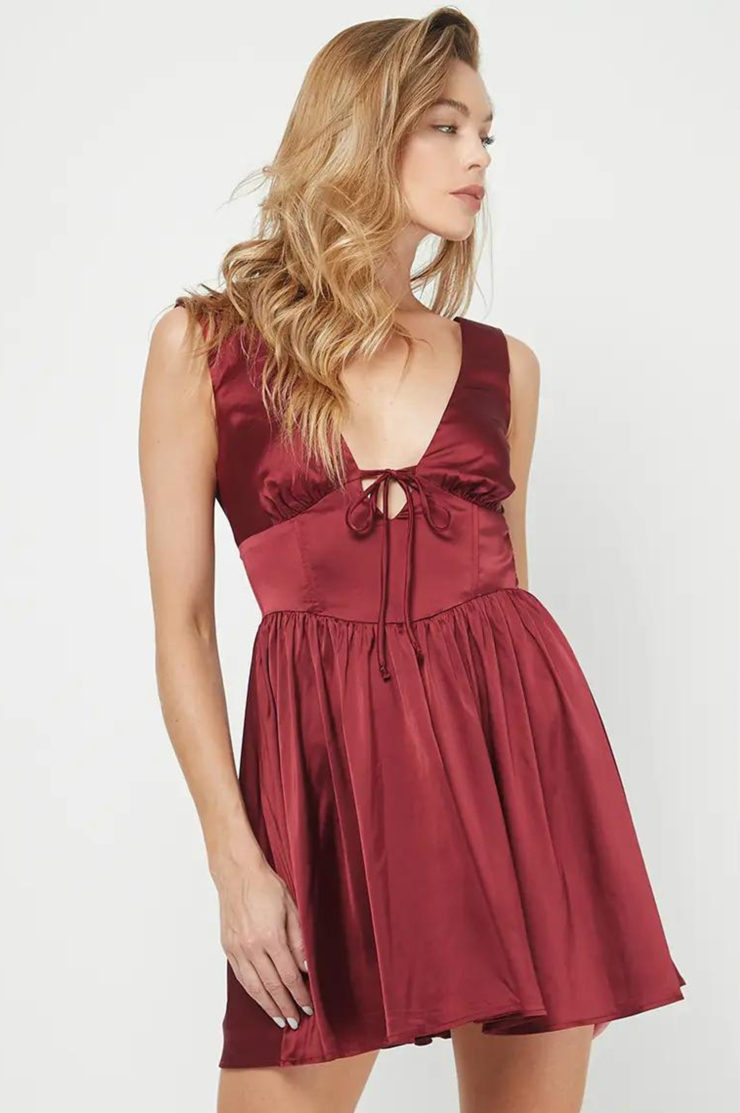 Livy Satin Mini Dress