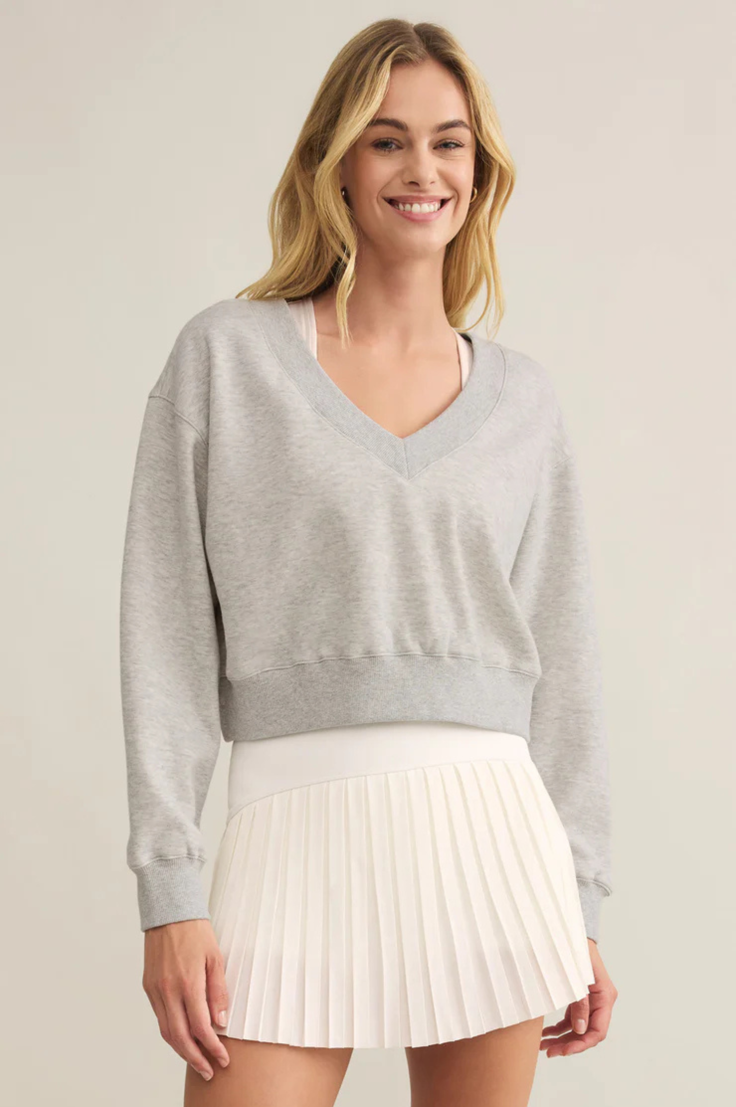 Rally Cropped Sweatshirt