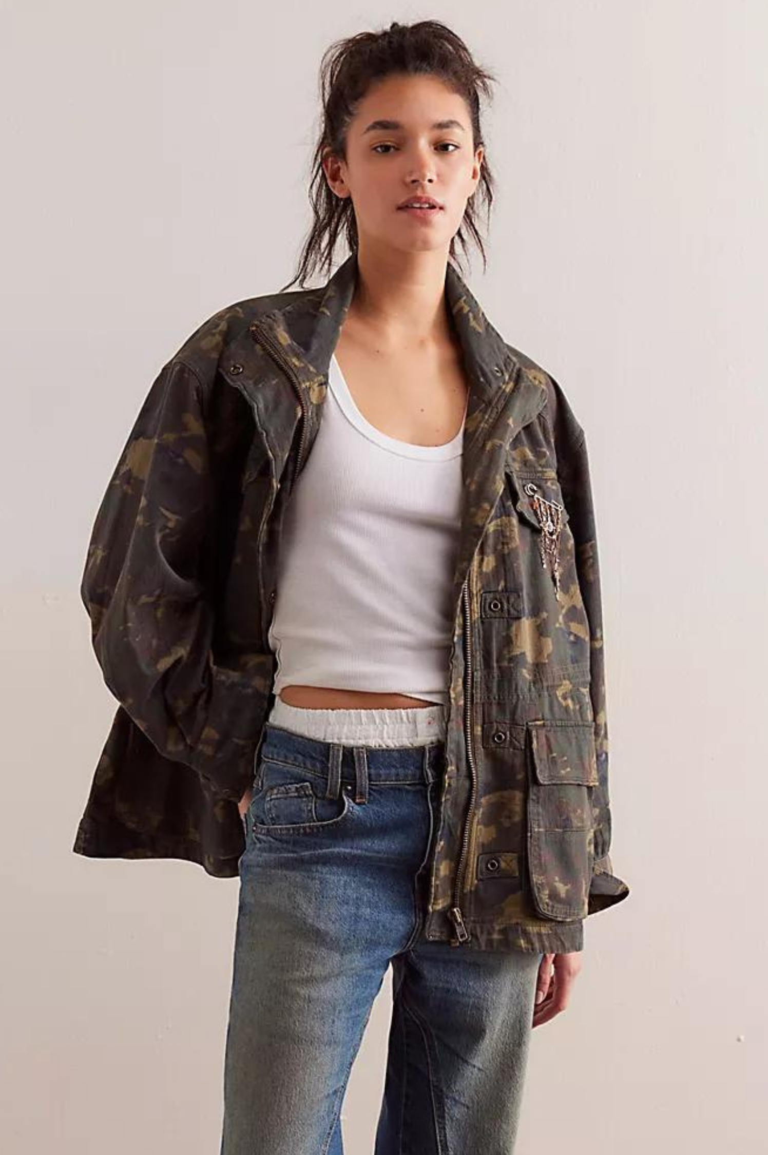 Arya Utility Camo Jacket