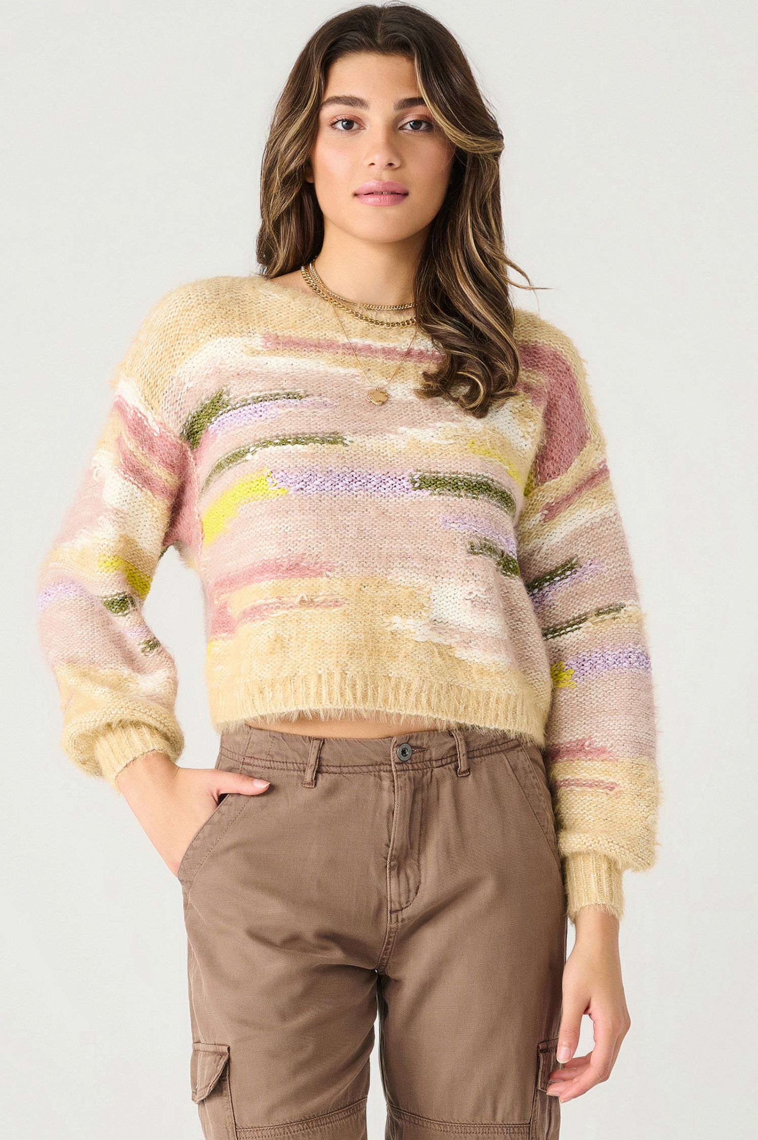 Rachel Space Dye Sweater