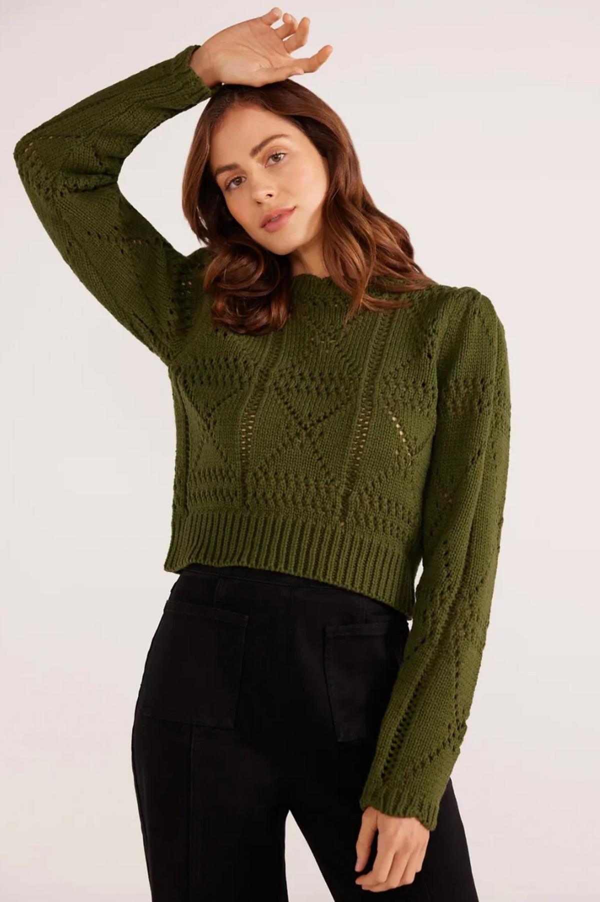 Sally Pointelle Knit Jumper