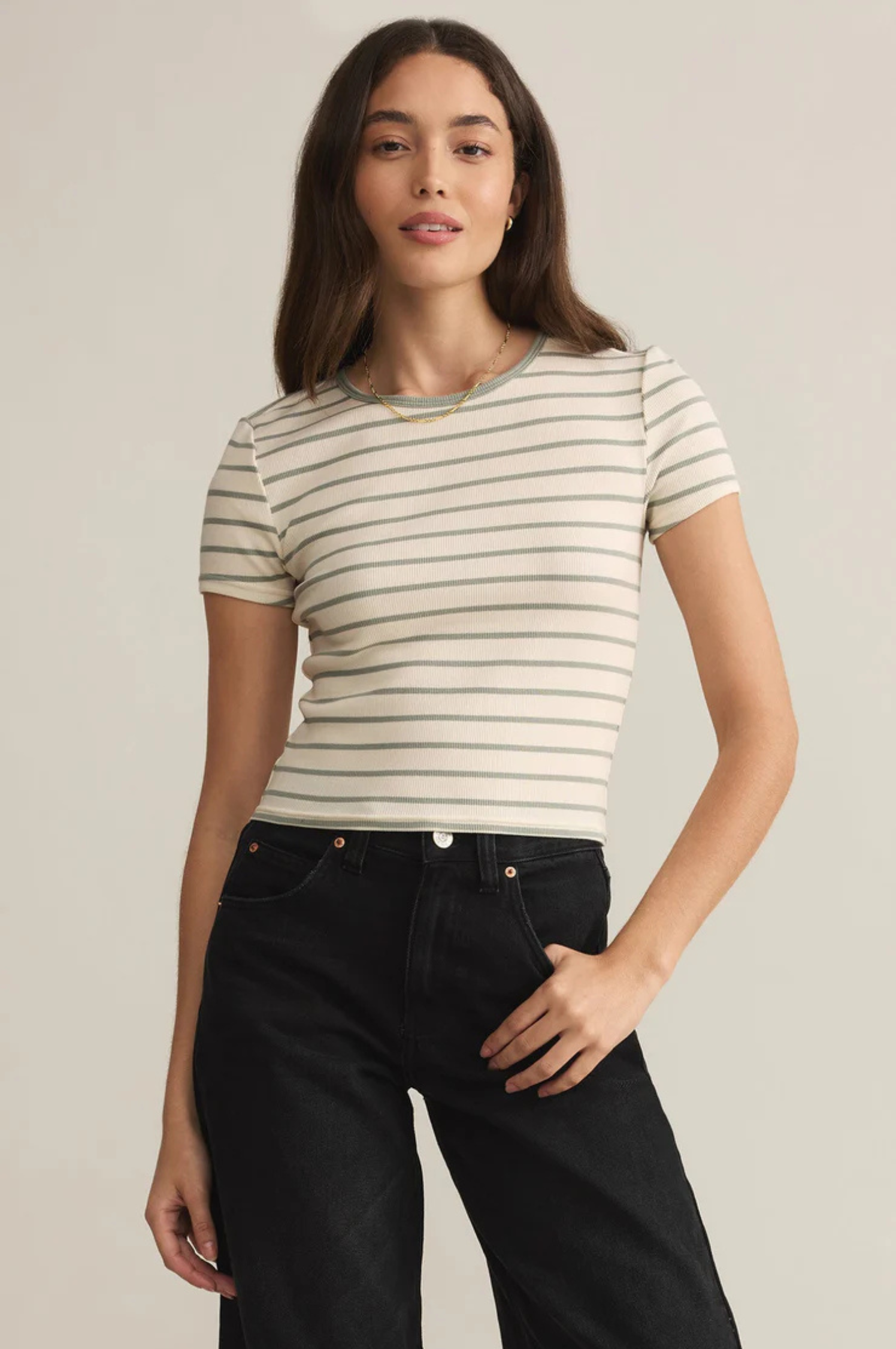 Saxton Striped Tee