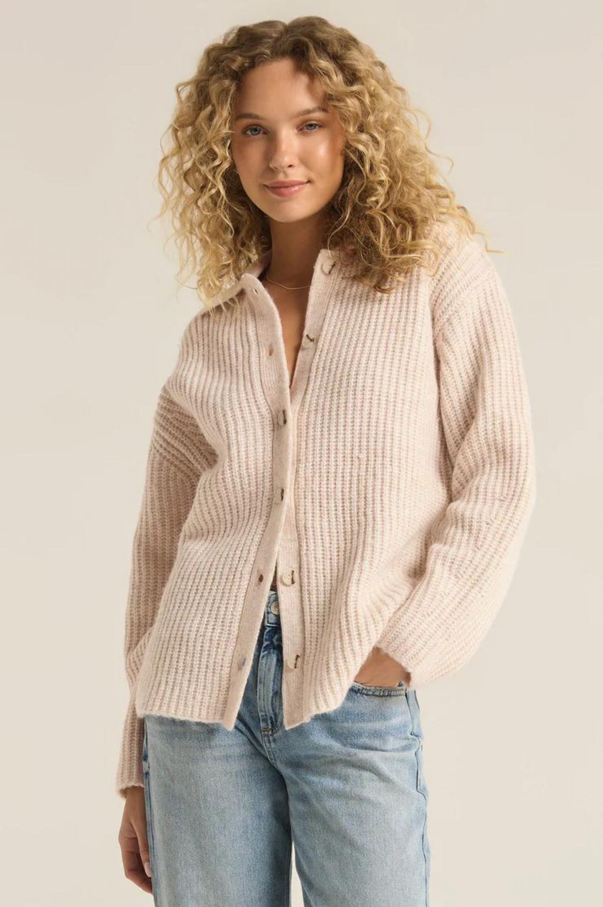 Lennie Button Up Sweater