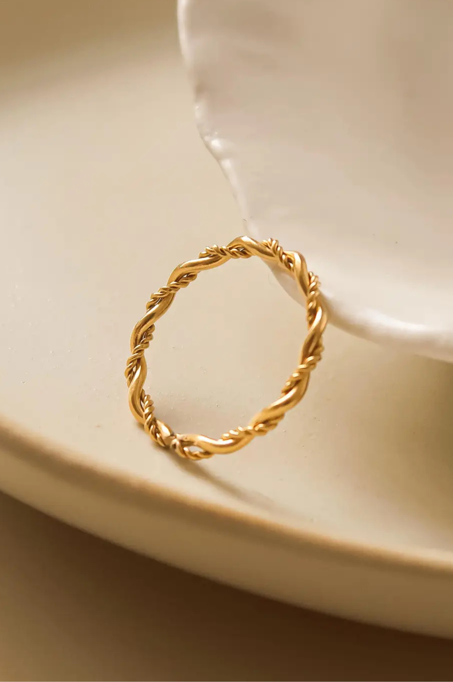 Rachel Minimalist Braided Ring