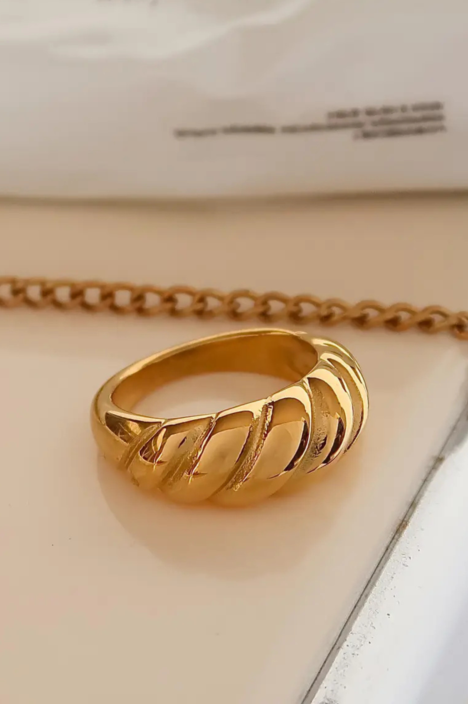 Wallace Croissant Ring