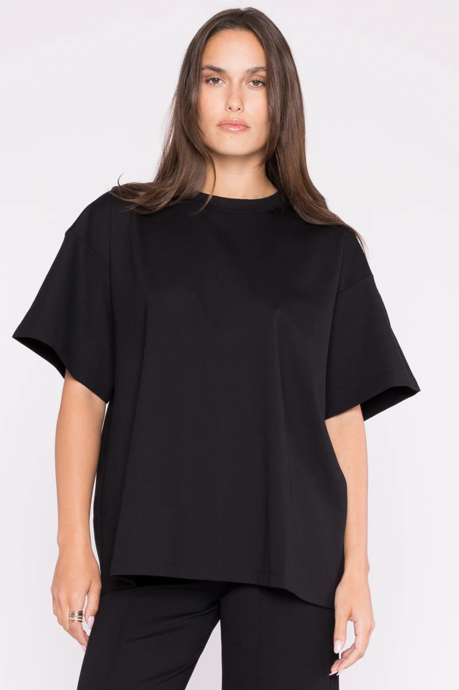 Ponte Knit Big Shirt