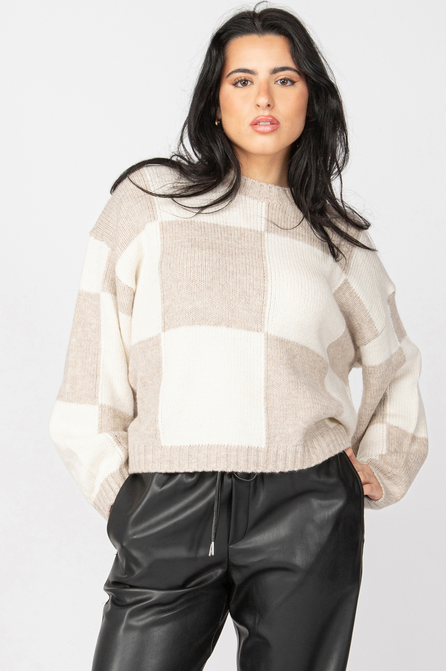 Ciara Checkered Sweater