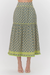 Elina Printed Tiered Midi Skirt