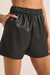 Tia Faux Leather Short