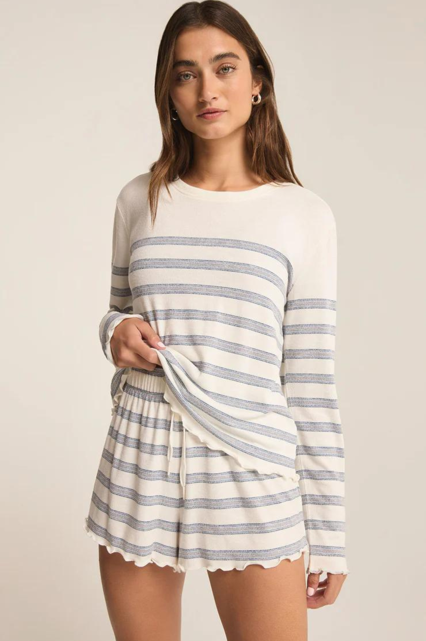 Hometown Stripe Long Sleeve Top