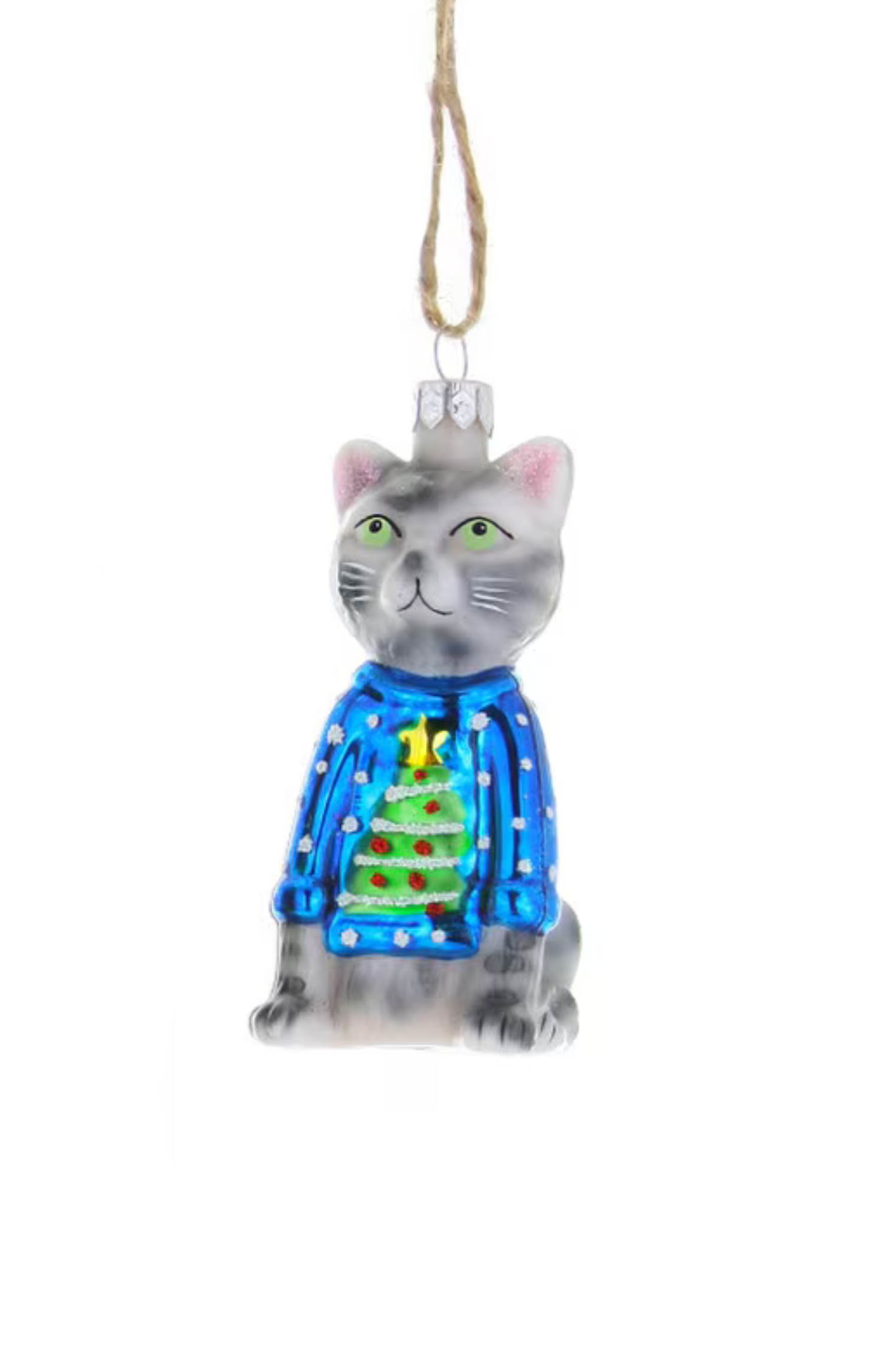 Festive Kitty Christmas Ornament