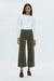 Penny High Rise Wide Leg Crop - Martini