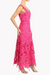 Karia Drop Waist 3D Lace Midi Dress