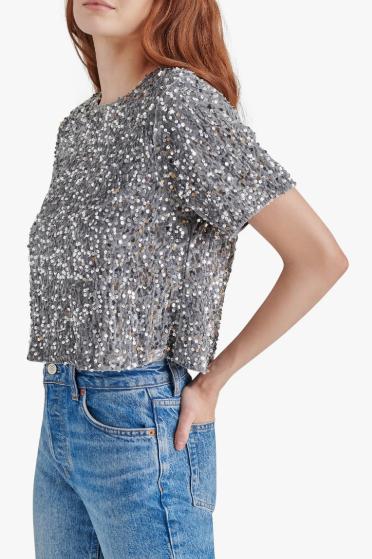 Cressa Sequin Top