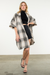 Simone Plaid Duster