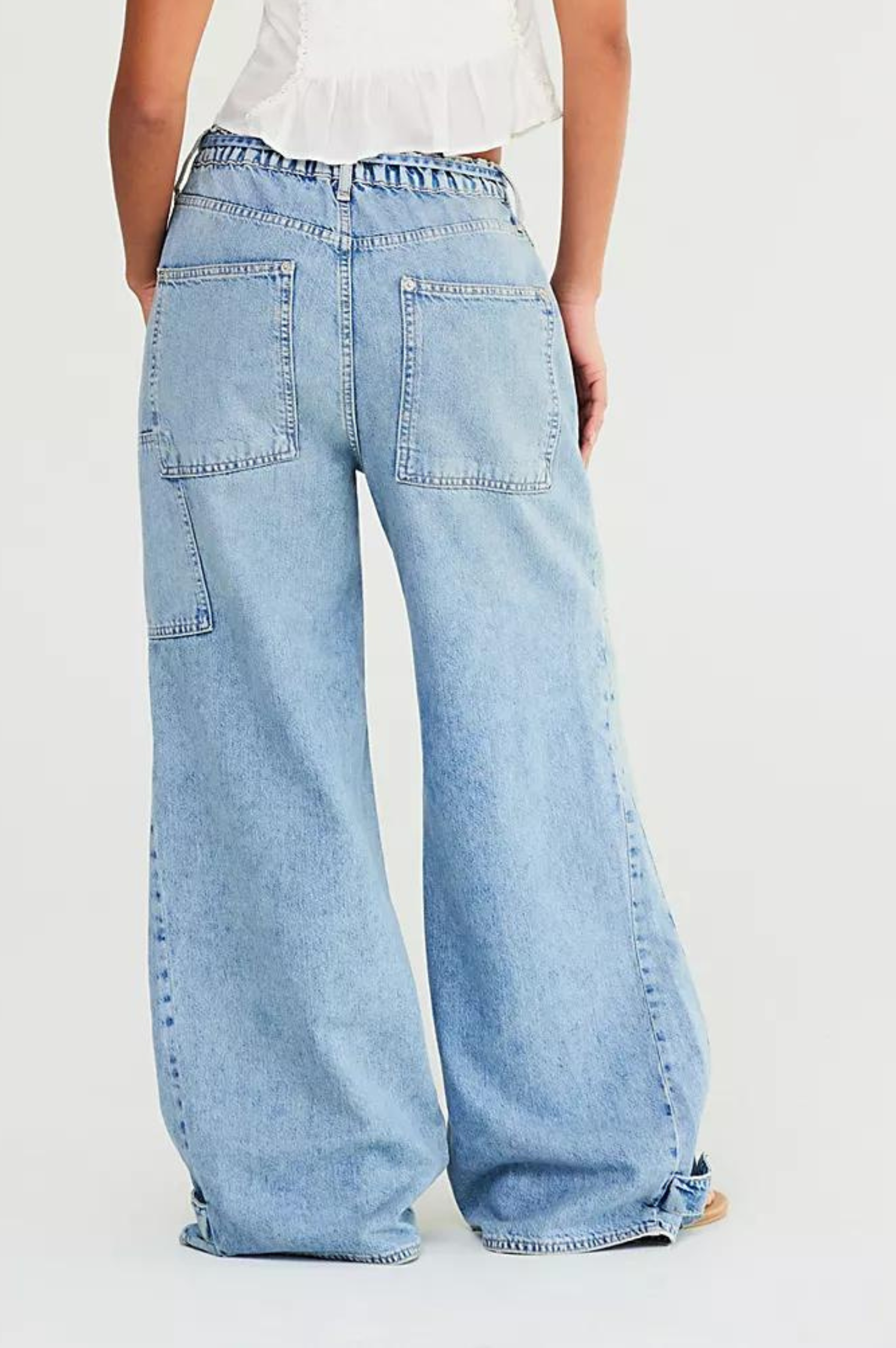 CRVY Outlaw Wide Leg Jeans