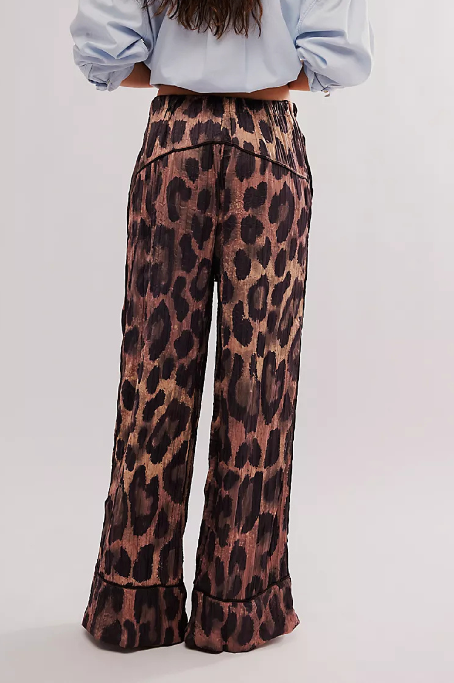 All Out Satin Leopard Pant