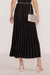 Celia Lurex Stripe Midi Skirt