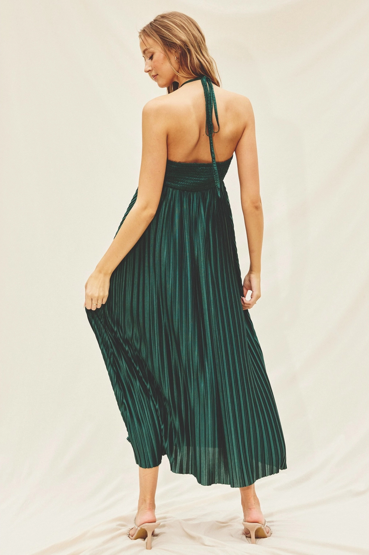 Ruth Halter Neck Maxi Dress