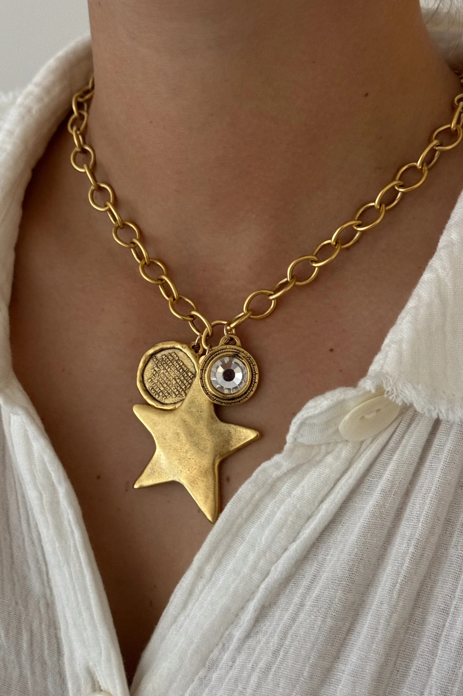 Big Star Trio Necklace