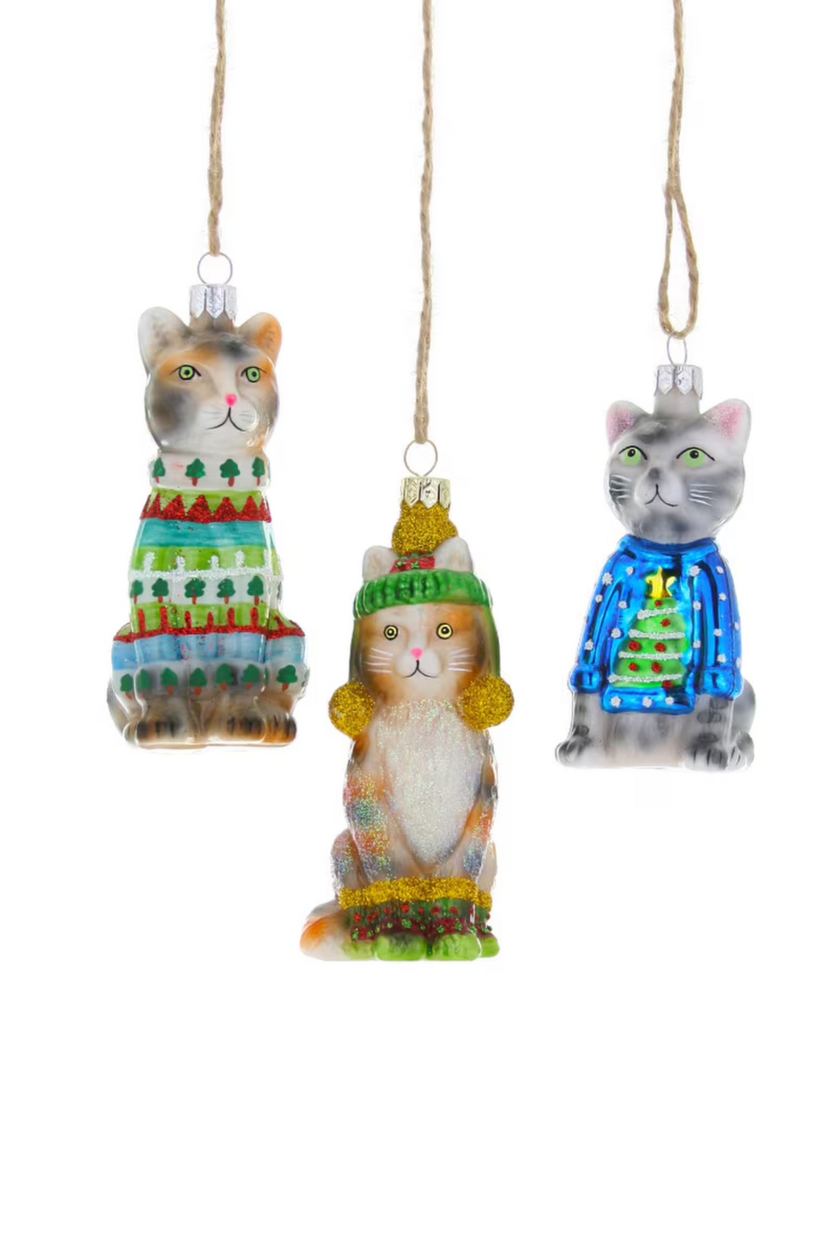 Festive Kitty Christmas Ornament